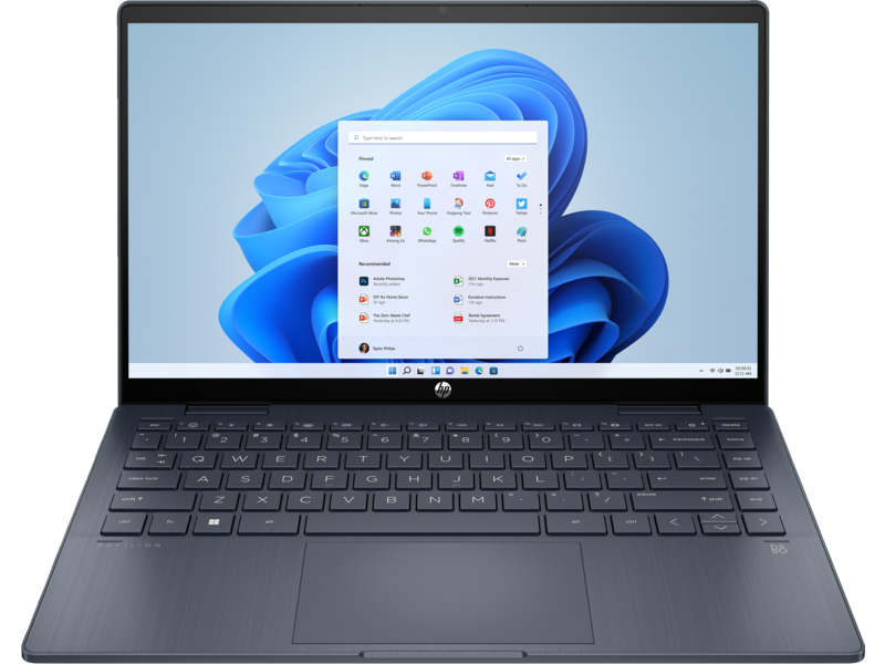 HP PAVILION 14 X360 CORE 5 120U RAM 16GB SSD 512GB NVME 14.1" TOUCH FHD DISPLAY SPACE BLUE (OPEN BOX)