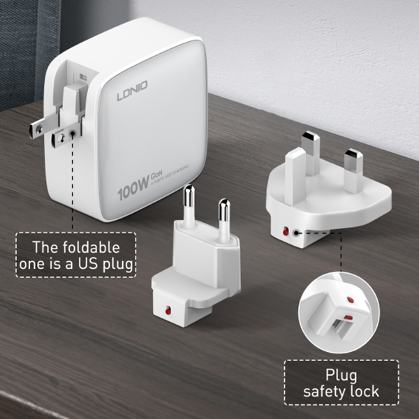 LDNIO Q408 100W SUPER FAST CHARGER - Image 4
