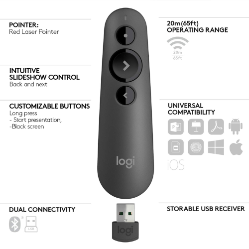 LOGITECH PRESENTER R500 1ST COPY - Image 2